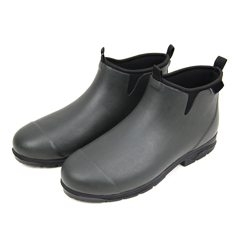 2021 New arrival rubber waterproof garden boots farming men ankle work shoes rain shoes