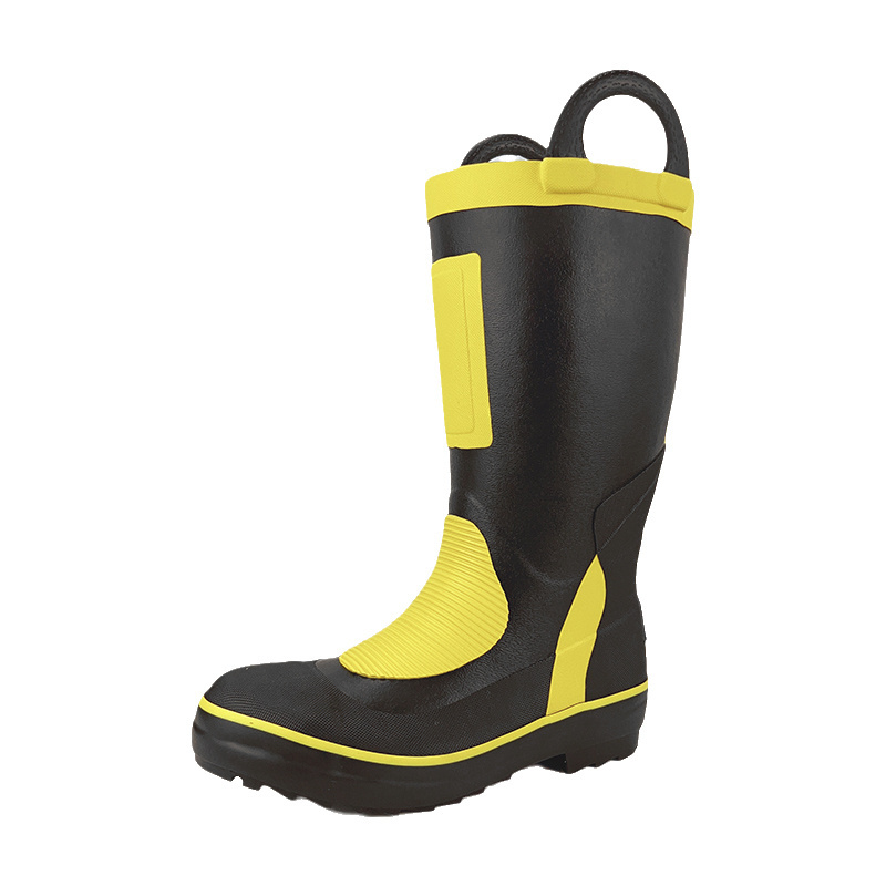 Durable Anti-slip Rain Boots with Steel Toe Safety Shoes for Construction and Industry