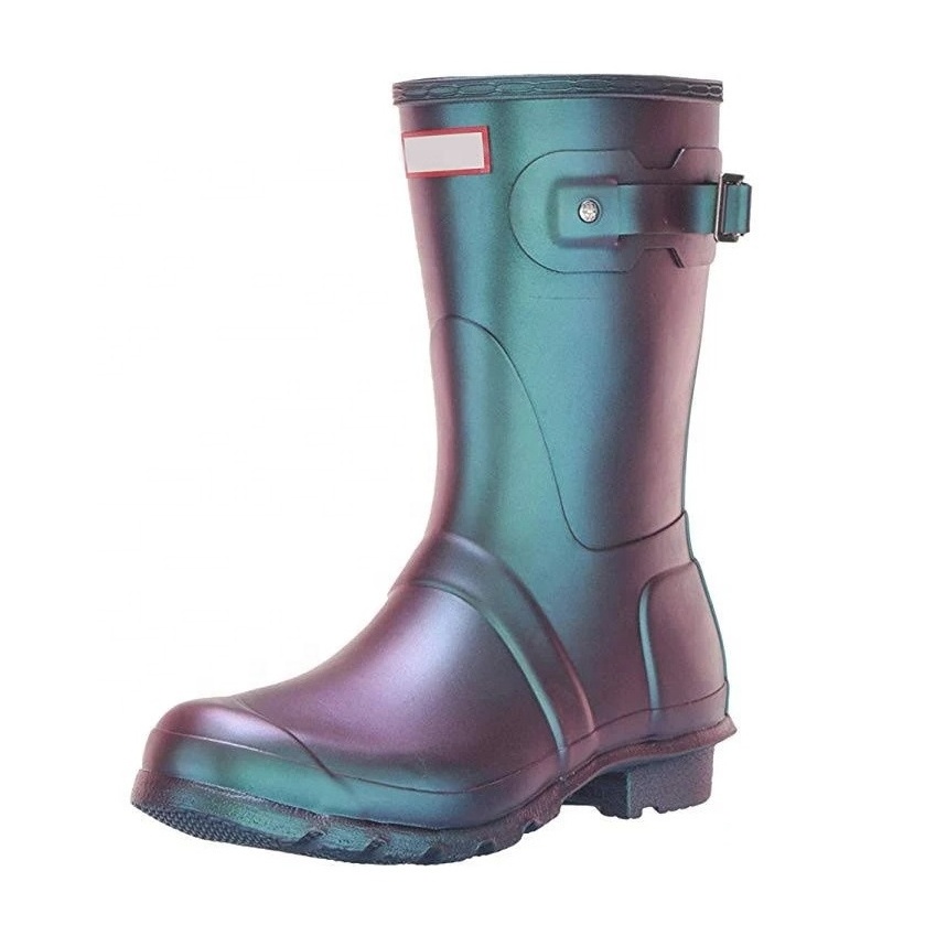 Wellington high women waterproof thigh high latex rubber rain boot for lady