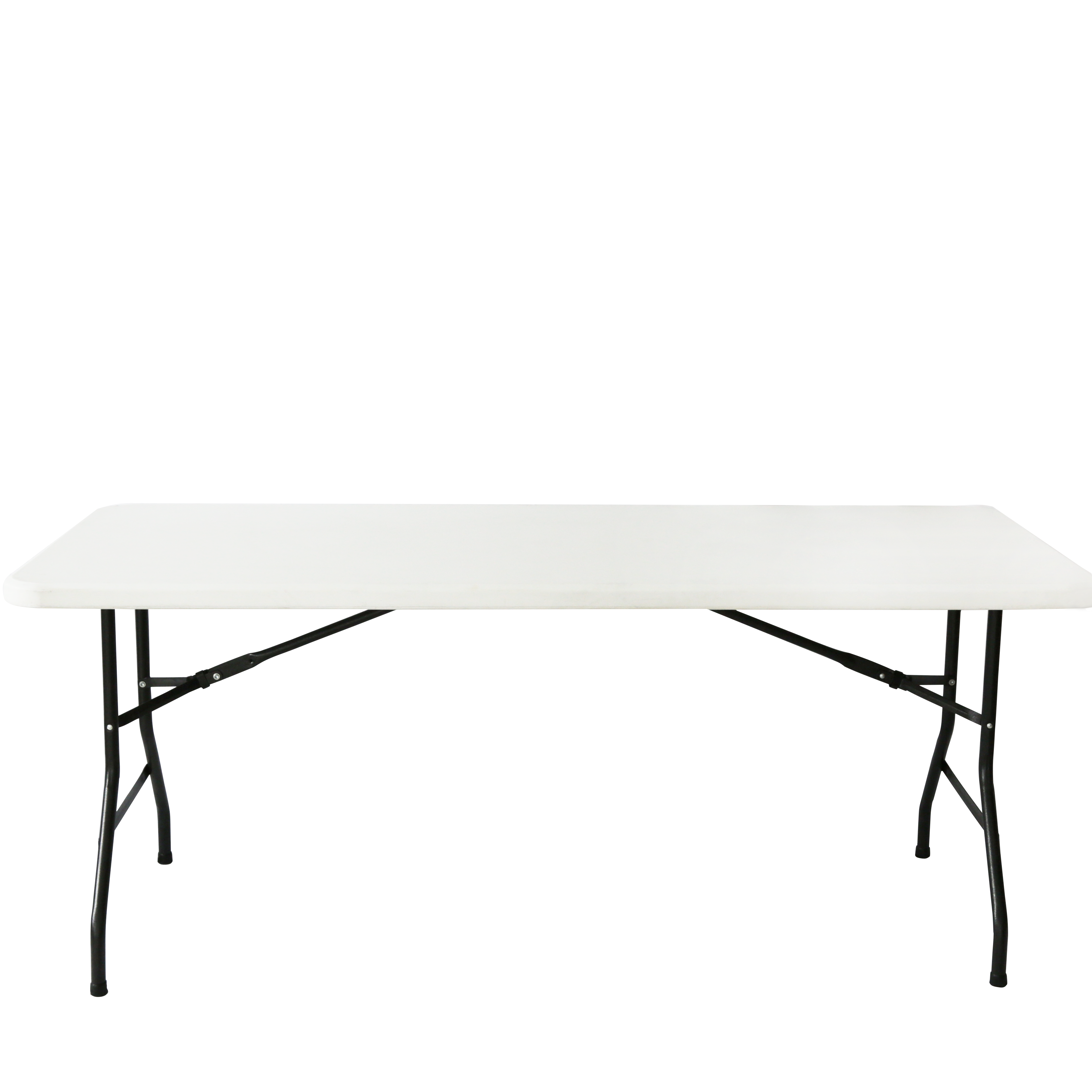 6ft rectangular table   outdoor furniture  plastic white table