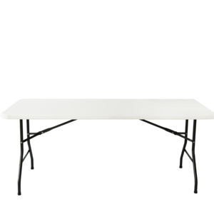 6ft rectangular table   outdoor furniture  plastic white table