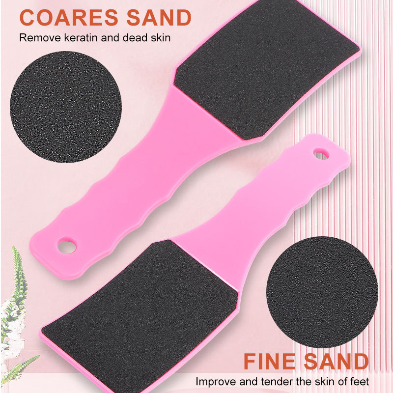 Pedicure Care Tool Foot File Double Sided Sandpaper Big Feet Scrubber For Cracked Heel Dead Skin Removal