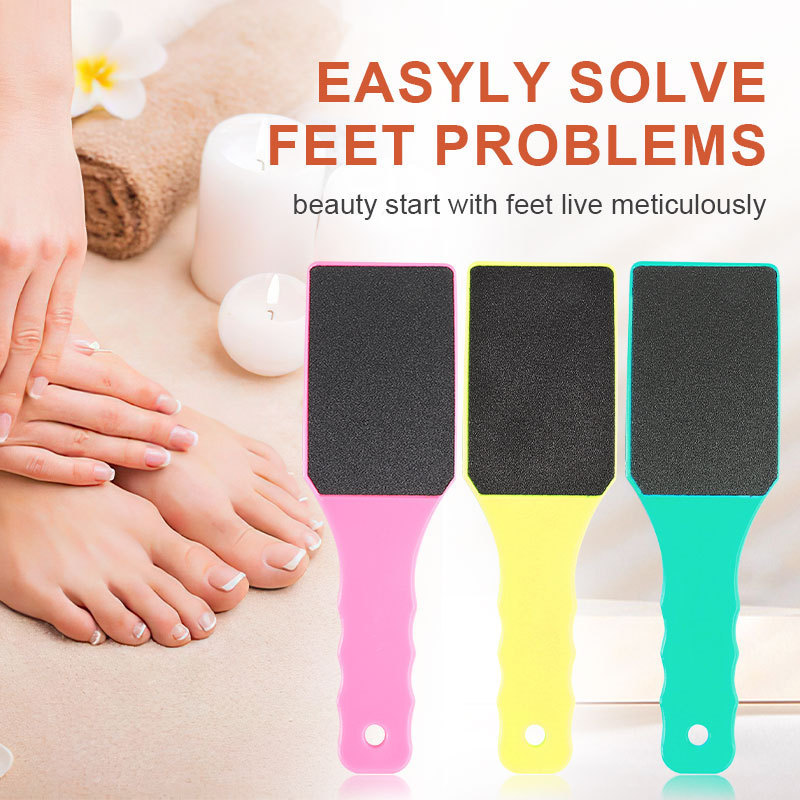 Pedicure Care Tool Foot File Double Sided Sandpaper Big Feet Scrubber For Cracked Heel Dead Skin Removal