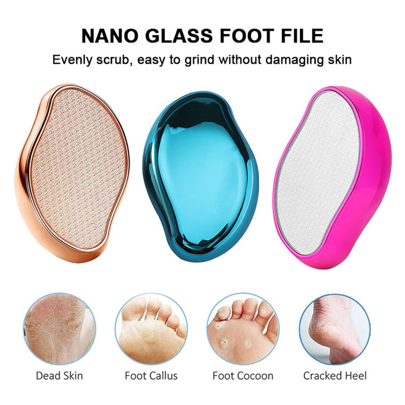 Hot Sale Rasp Dead Skin Scrubber Feet Care Pedicure Tool Nano Glass Foot File For Calluases Horny Removal