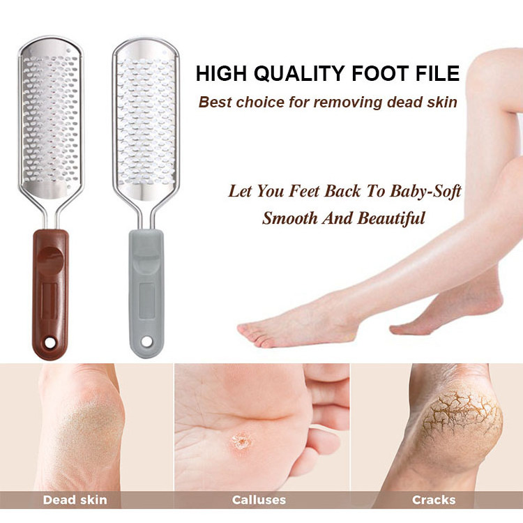 High Quality Big Size Stainless Steel Foot File Spa Pedicure Tools Colossal Feet Rasp Callus Remover