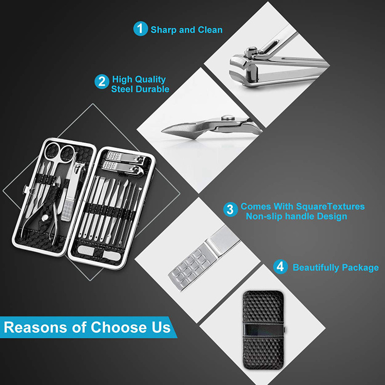 Wholesale Nail Clippers Kit Manicure Tools Nail File Scissors Nail Care Tools Manicure Set