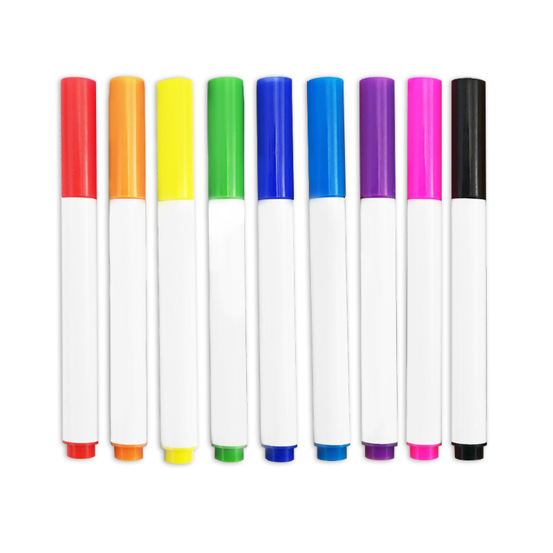 For Set Ink Refillable Marker White Board Pen Whiteboard Erasable Wholesale Washable Marker Coloured Temporary Paint Pen