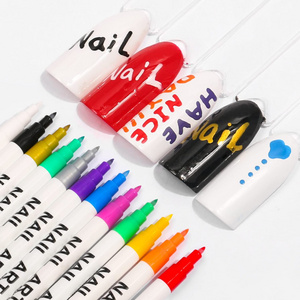 3D Nail Polish Dotting Drawing Pen Nail Art Pen DIY Graffiti Design Dot Painting Varnish Manicure Adorn Tool