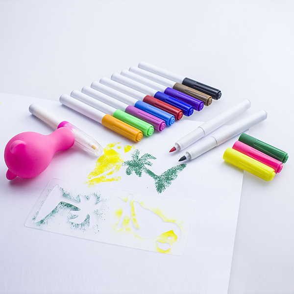 6 packs/12 packs magic creative blow pen for kids