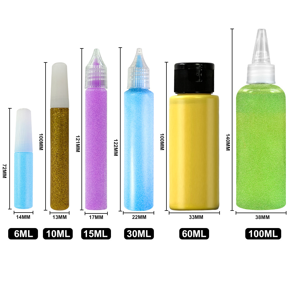 Environment Friendly Non-toxic Glitter Glue Pens