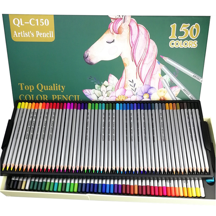 Custom Logo Promotional Eco-friendly Art Painting HB Colorful Pencils Pen Set Wooden Soft Pencil Pen