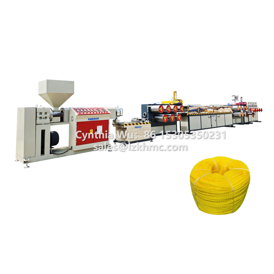 PP PE HDPE danline extruder monofilament yarn making machine