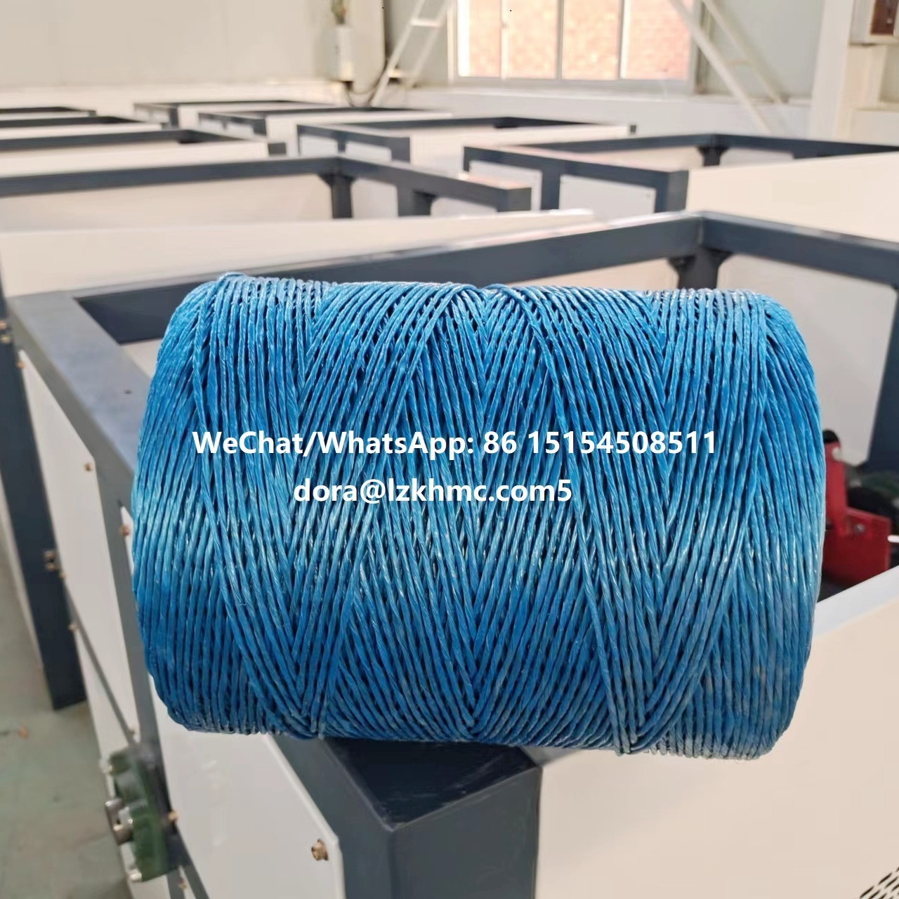 PP Rope Twisting Machine Plastic Rope Twisted Twine Spool Winding Machine