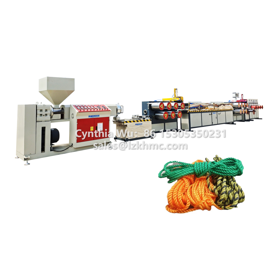 PP PE HDPE danline extruder monofilament yarn making machine