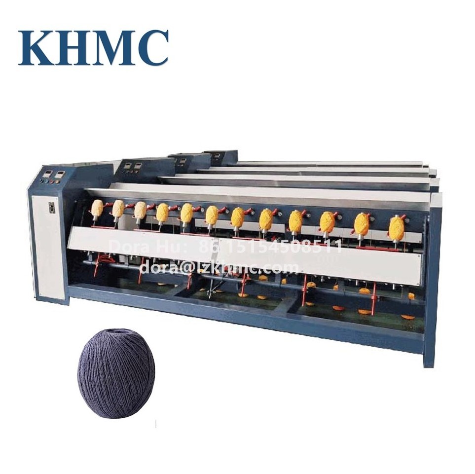 Electric yarn ball winder with counter/ball winding machine base on weight