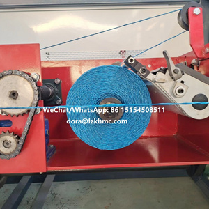 PP Rope Twisting Machine Plastic Rope Twisted Twine Spool Winding Machine