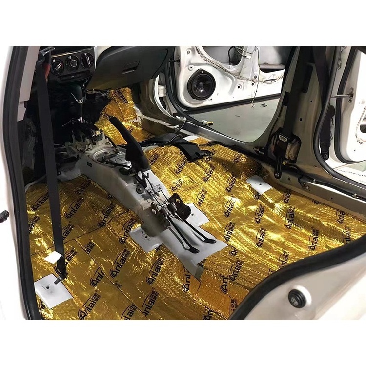 Automotive sound insulation damping sheet aluminium foil sound insulation material sound deadening butyl rubber sheet