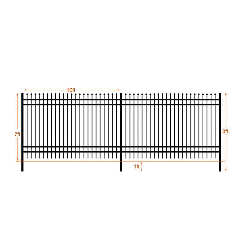 Customized Sizes 30Pcs  Outdoor Balustrades Good Quality Modern Galvanized Railing