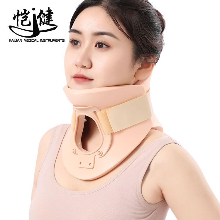 Hot Selling Adjustable Fixation Neck Bondage Cervical Collar for First Aid Rescue