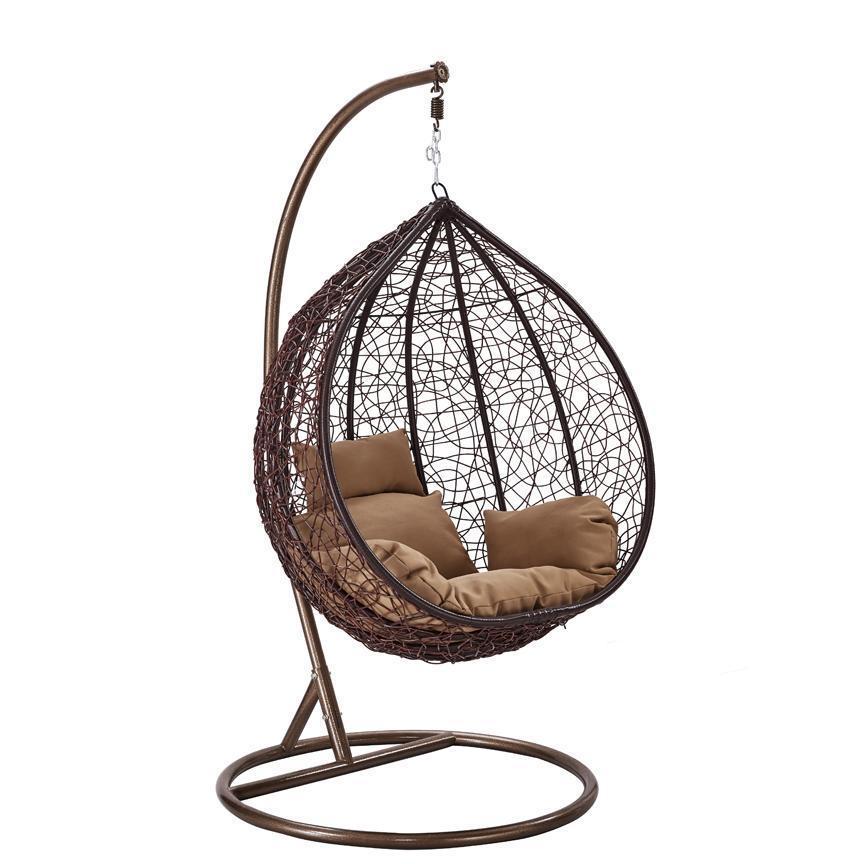 Northern Europe Outdoor Patio Garden Hanging Basket Chair Balcony Single Seat Outdoor Hanging Chair