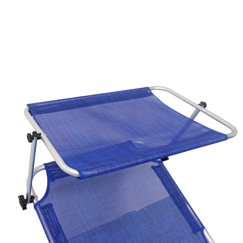 Sun Beds Outdoor Furniture Lounger Outdoor Beach Yard Pool Folding Sun Lounger Chair With Canopy