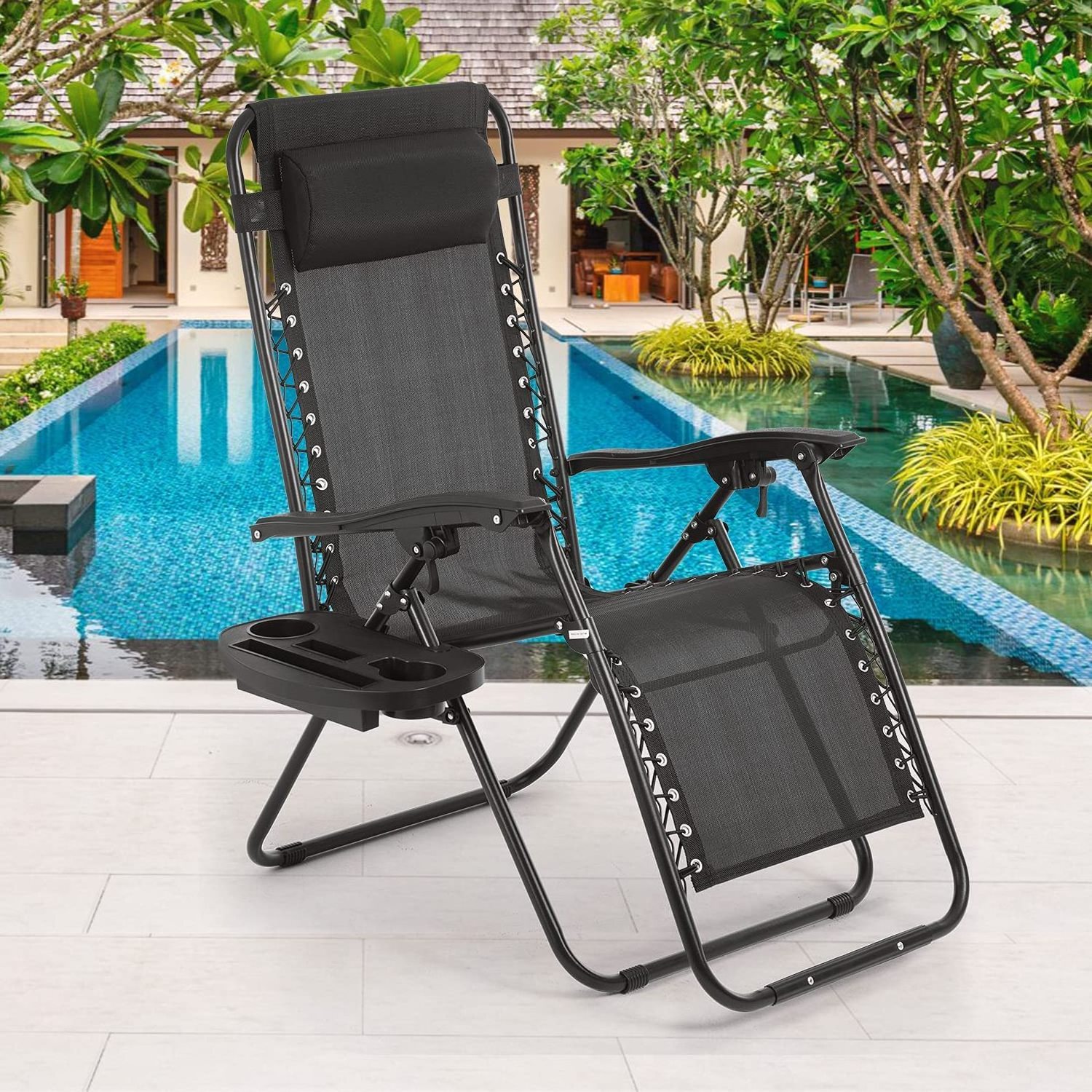 Summer Best Sale Luxury Adjustable Portable Outdoor Furniture Camping Beach Zero Metal Material Gravity Chair Lounge Recliner