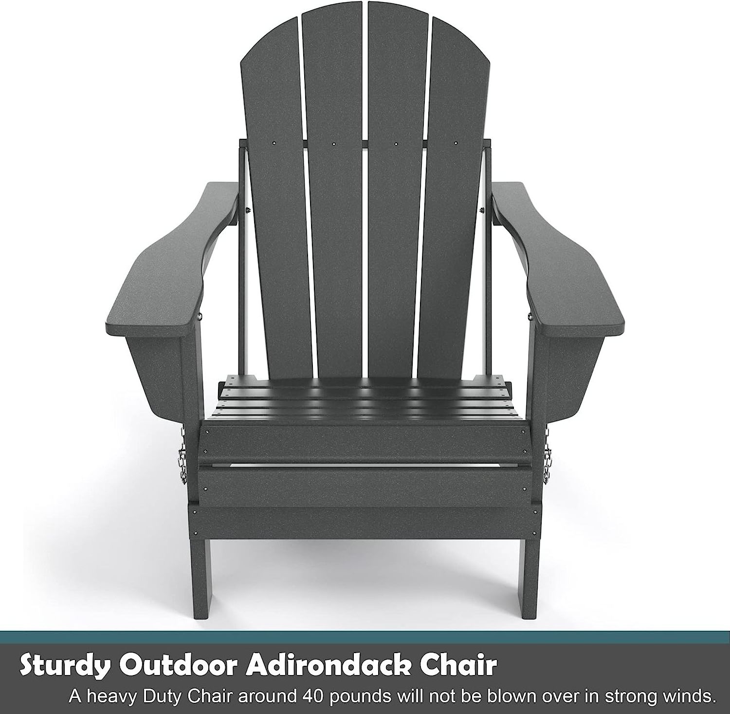 Eco-friendly Fall Fan Plastic Wooden PS Modern Adirondack Chair Garden Muskoka Chair