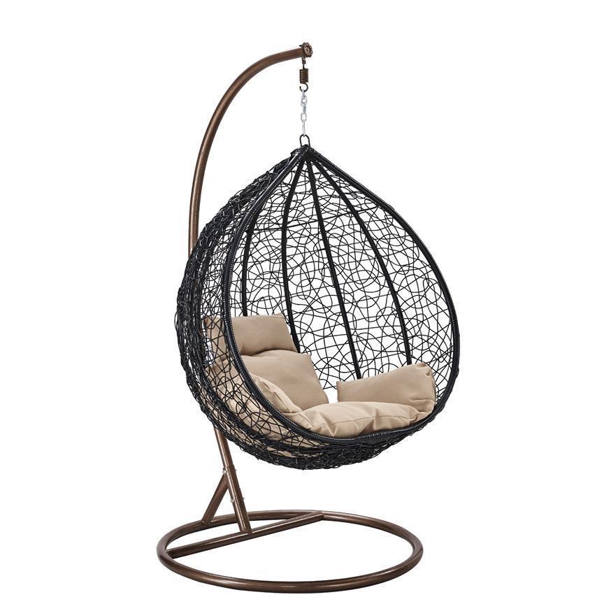 Northern Europe Outdoor Patio Garden Hanging Basket Chair Balcony Single Seat Outdoor Hanging Chair