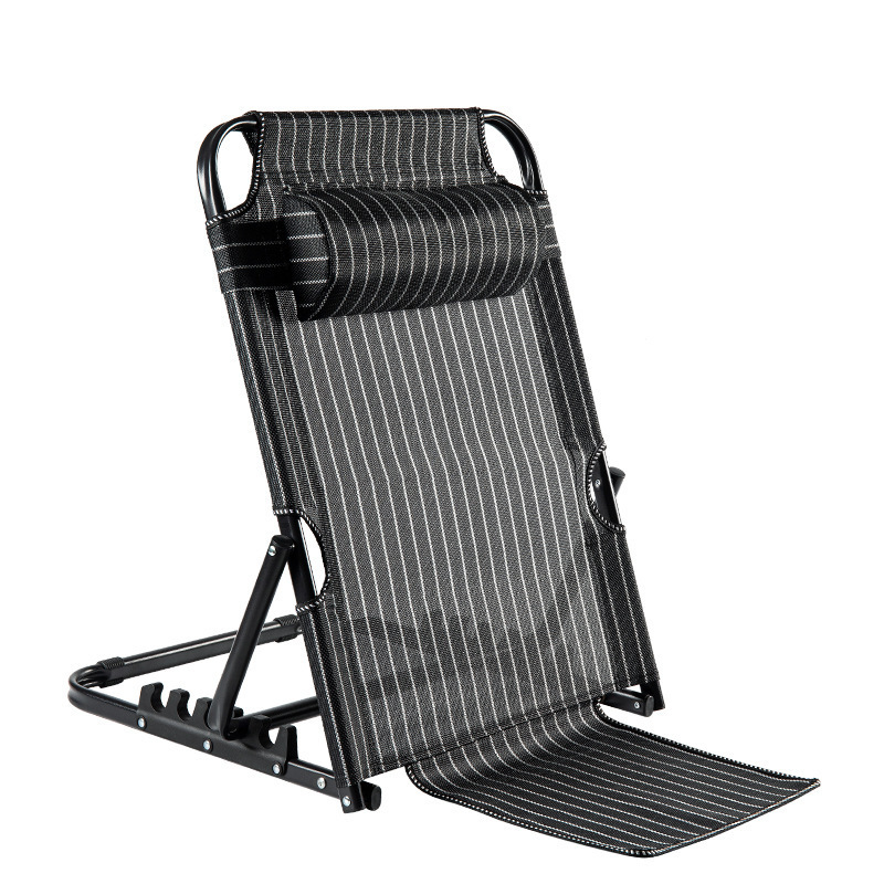 2022 Outdoor Pool Garden Sun Metal Aluminium Foldable Folding Sling Adult Beach Deckchairs Deck Chairs with Pillow