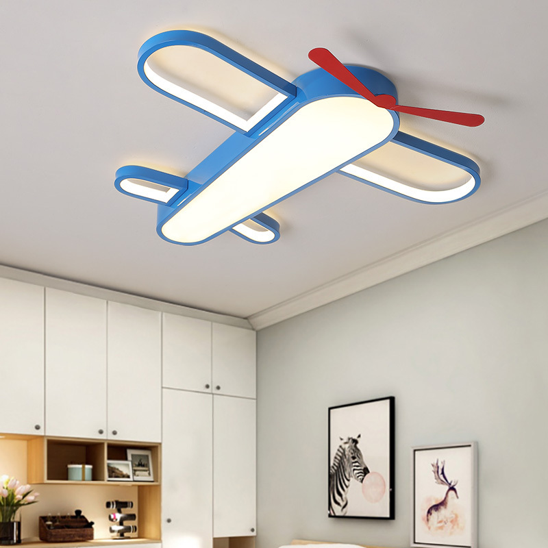 Bedroom Ceiling Lamp Simple Cartoon Wholesale Kindergarten Aircraft Decorative Children's Room Airplane led ceiling Lighting