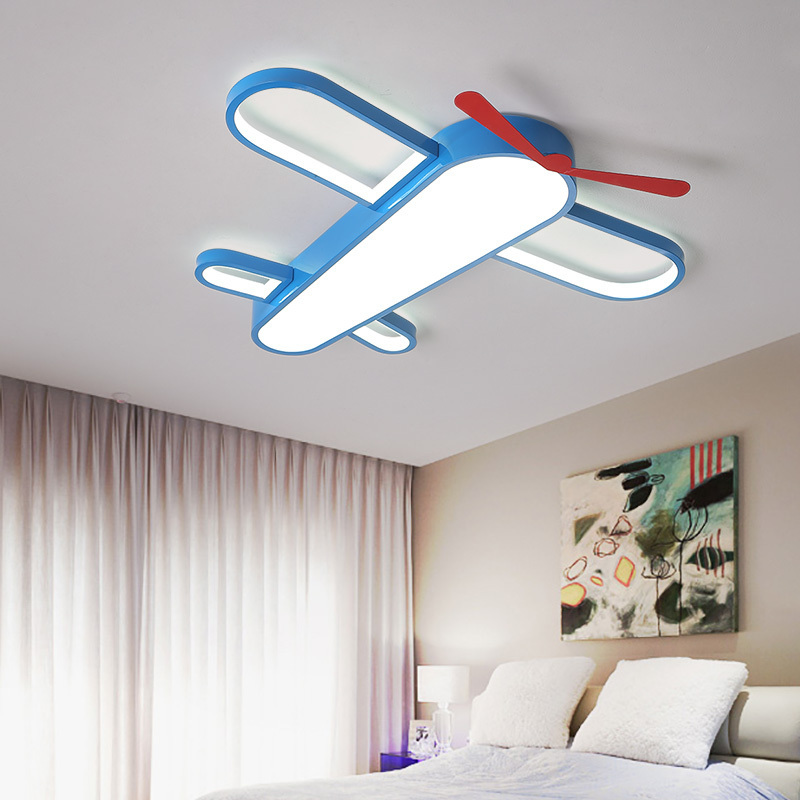 Bedroom Ceiling Lamp Simple Cartoon Wholesale Kindergarten Aircraft Decorative Children's Room Airplane led ceiling Lighting