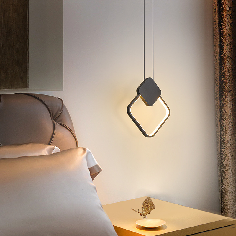 Modern LED Chandeliers Home Decoration Hanging Lamps Dining Room Light Fixture Bedroom Bedside small pendant light