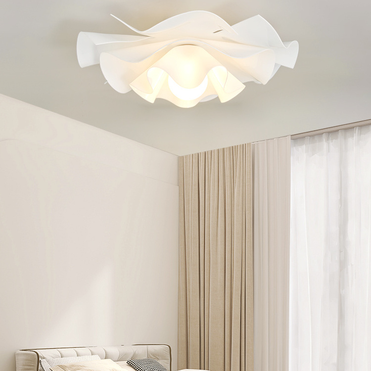 Modern minimalist flower children's room ceiling lamp warm bedroom romantic E27 ceiling light for Cloakroom  Aisle Corridor