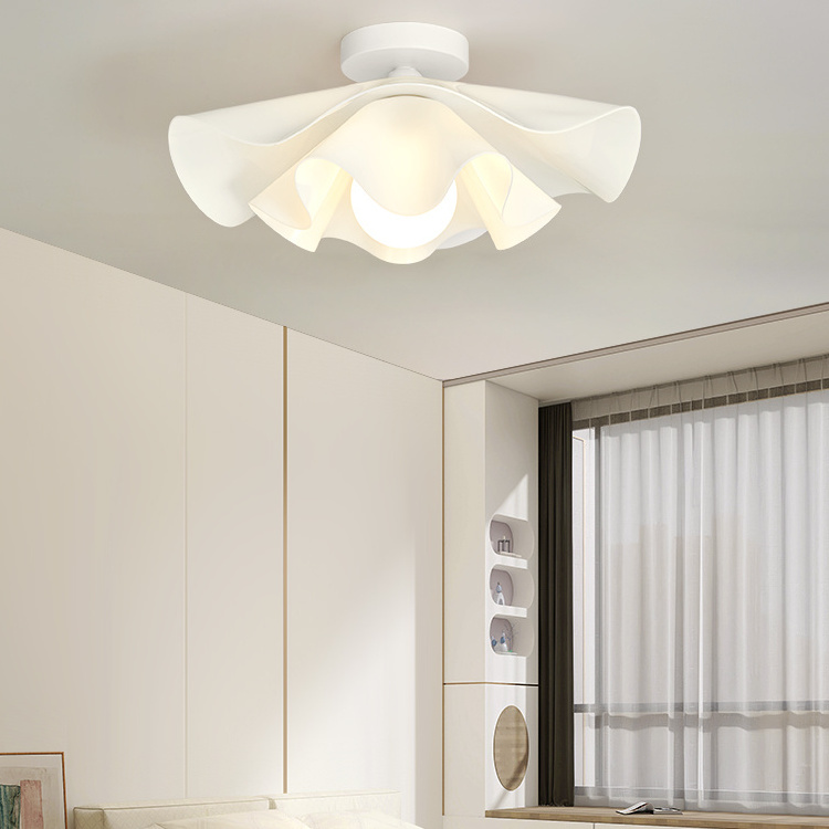 Modern minimalist flower children's room ceiling lamp warm bedroom romantic E27 ceiling light for Cloakroom  Aisle Corridor