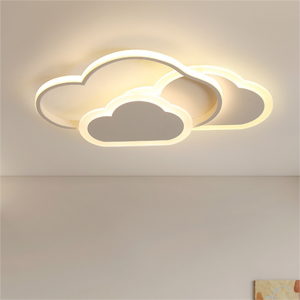 Creative cartoon children's room ceiling light white hundred living room bedroom Clouds indoor led ceiling lamp for kids