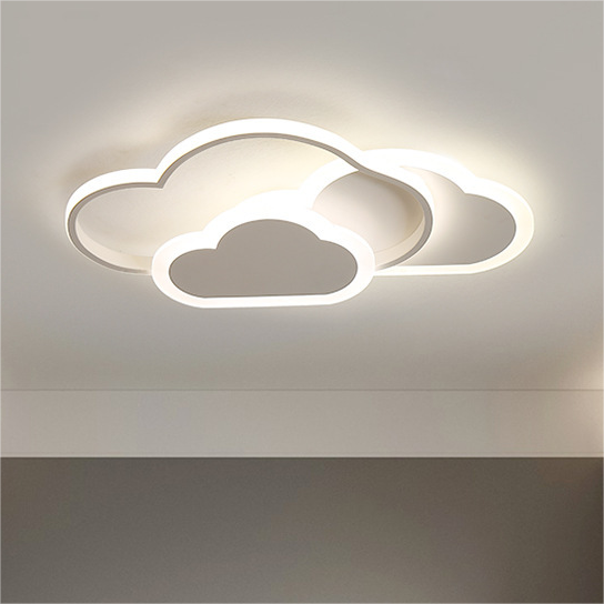 Creative cartoon children's room ceiling light white hundred living room bedroom Clouds indoor led ceiling lamp for kids