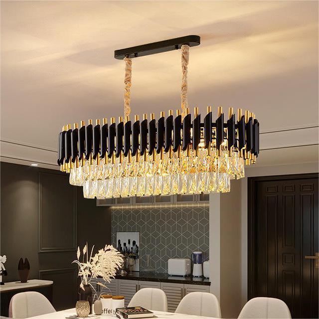 Modern living room showroom crystal pendant light hotel hall bedroom chandelier Crystal Luxury Light Modern Chandelier