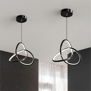 Romantic warm bedroom cloakroom LED pendant lamp geometric art aisle corridor pendant light