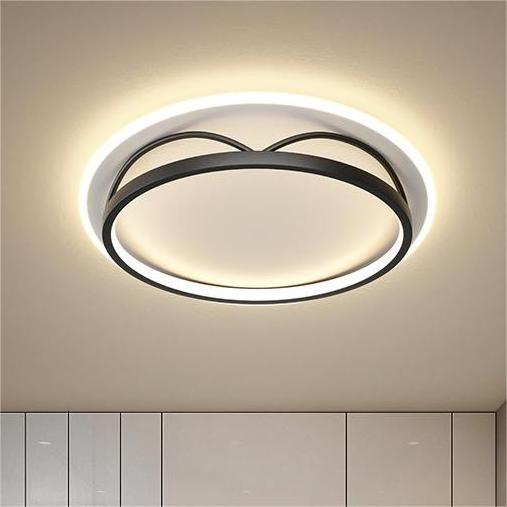 Metal Acrylic Geometric Creative Design Modern Square LED Flush Mount Ceiling Lamp LED ceiling Light Fixture for home