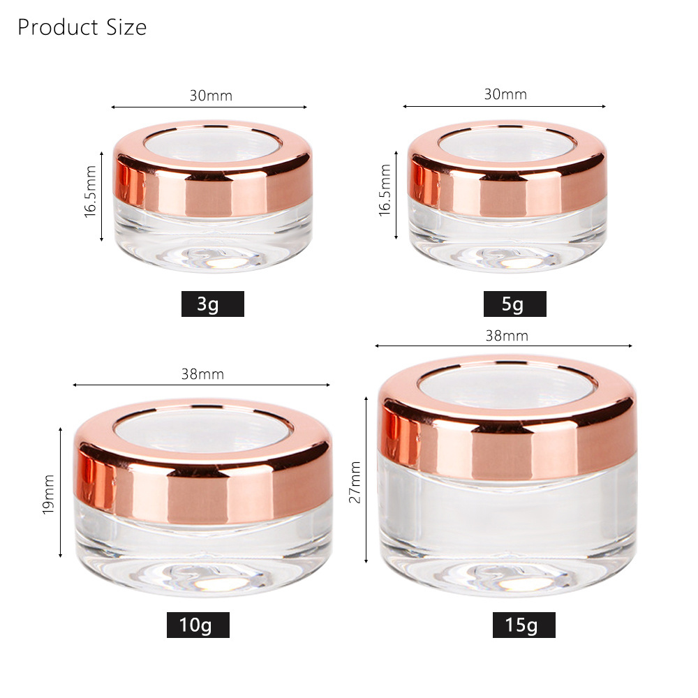 Wholesale Round candy color macaron shaped jars,10g Empty Cosmetic PP Plastic  Cream Jar ,Lip Balm Eye Shadow Powder Container