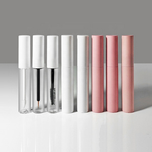 Wholesale High Quality 3ml 3.5ml 5ml Mascara Tubes Empty pink Eyeliner Container and lip gloss tube white