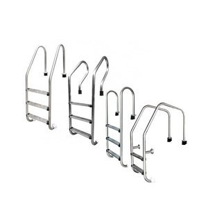 42mm tubes stainless steel 304 or 316 swimming pool ladders for flange and anchor type 2 steps 3 steps 4 steps ladder swimming