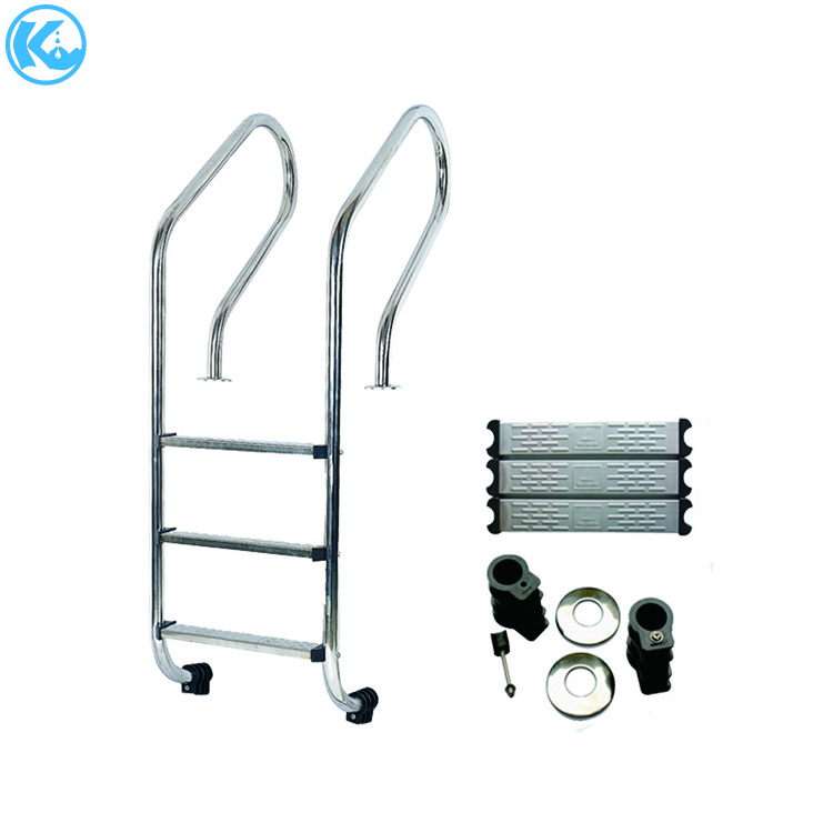 China product outdoor swimming pool 304/316 swimming step ladder stainless steel pool ladder