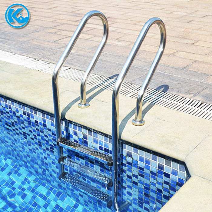 China product outdoor swimming pool 304/316 swimming step ladder stainless steel pool ladder