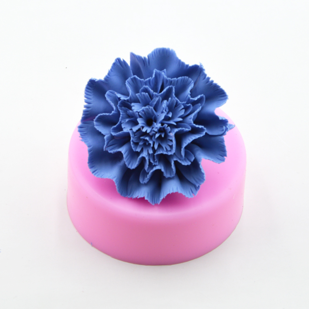 Marine coral flower shape liquid silicone mold carnation fondant cake decorating mold DIY baking tools chocolate cookies mold