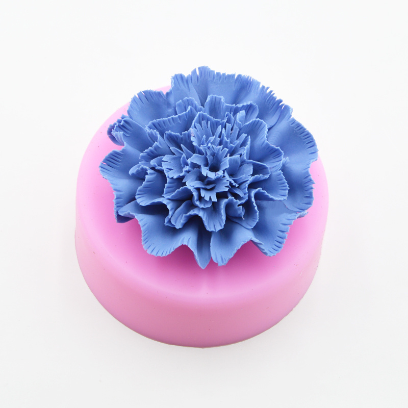 Marine coral flower shape liquid silicone mold carnation fondant cake decorating mold DIY baking tools chocolate cookies mold