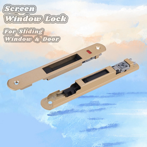 Hot sale Low Price  security window crescent lock with key for pvc sliding window