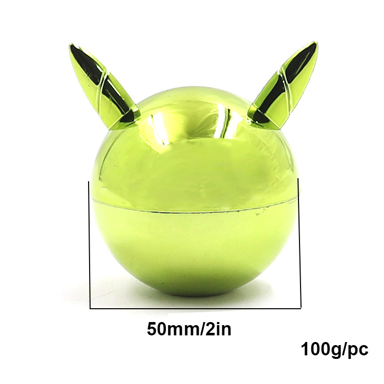 New Cute Cartoon Glossy 3 Layers Zinc Metal Herb Grinder Portable Dry Smoke Spice Grinder Wholesale