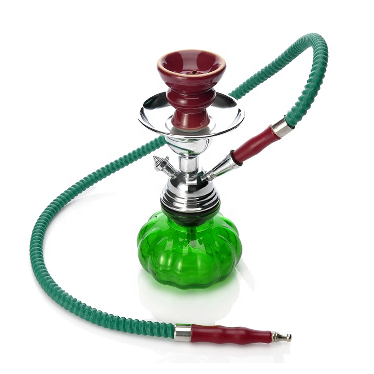 Hot Selling Portable Pumpkin Glass Bottle Shisha Hookah Smoking Hookah Charcoal Holder