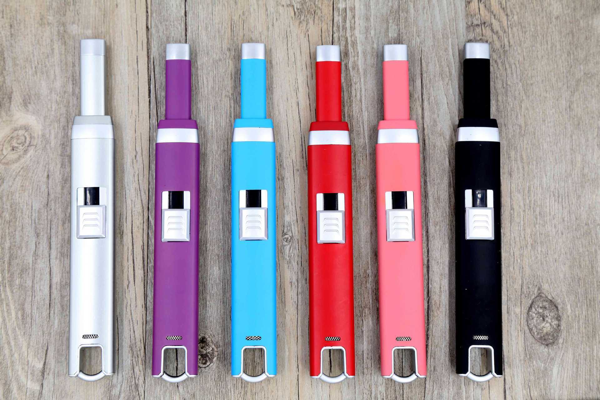 Colorful Popular Selling Electronic Wedding Candle Lighters BBQ Lighter Electronic Arc Lighters